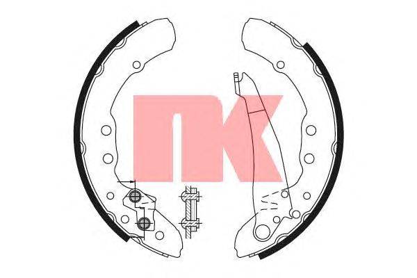 Комплект тормозных колодок NK 2747530