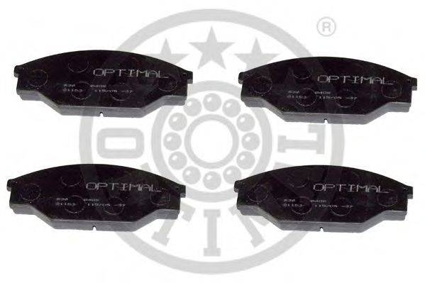 Комплект тормозных колодок, дисковый тормоз OPTIMAL 9406