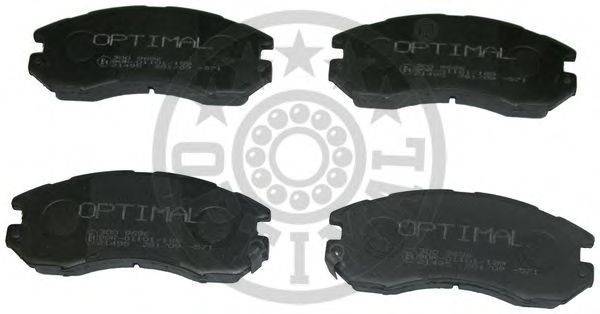 Комплект тормозных колодок, дисковый тормоз OPTIMAL 21503
