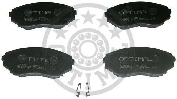Комплект тормозных колодок, дисковый тормоз OPTIMAL 23515