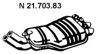 Глушитель выхлопных газов конечный EBERSPÄCHER 21.703.83