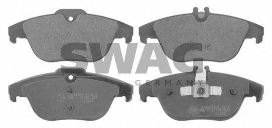 Комплект тормозных колодок, дисковый тормоз SWAG 10916736