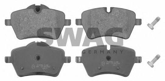 Комплект тормозных колодок, дисковый тормоз SWAG 23984