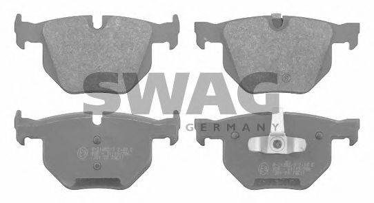 Комплект тормозных колодок, дисковый тормоз SWAG 20916587