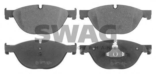 Комплект тормозных колодок, дисковый тормоз SWAG 20916787