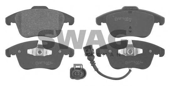 Комплект тормозных колодок, дисковый тормоз SWAG 24334