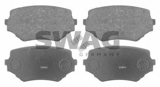 Комплект тормозных колодок, дисковый тормоз SWAG 84 91 6647