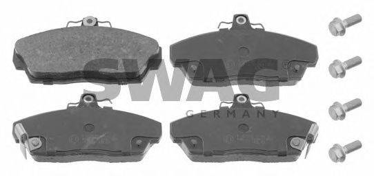 Комплект тормозных колодок, дисковый тормоз SWAG 21515