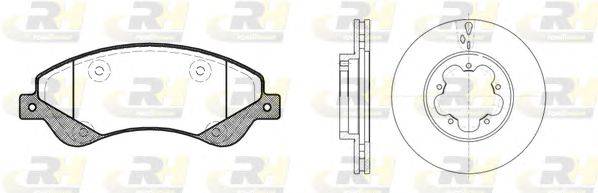 Комплект тормозов, дисковый тормозной механизм ROADHOUSE 8125100