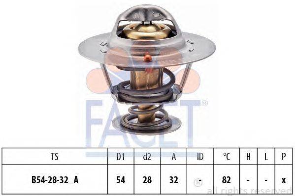 Термостат, охлаждающая жидкость FACET 7.8276S