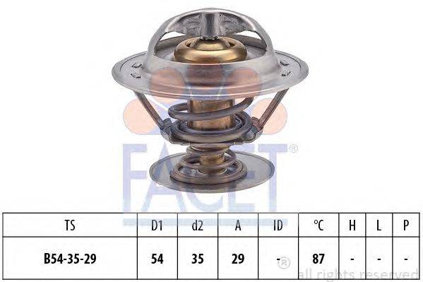 Термостат, охлаждающая жидкость FACET 7.8515S