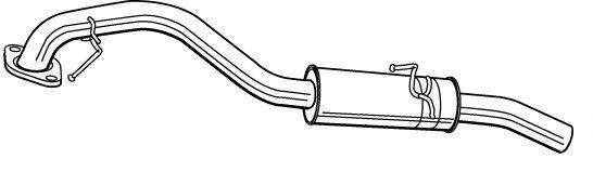 Глушитель выхлопных газов конечный WALKER 22978