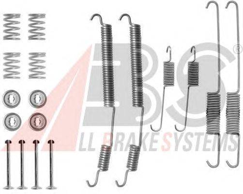 Комплектующие, тормозная колодка A.B.S. 0755Q