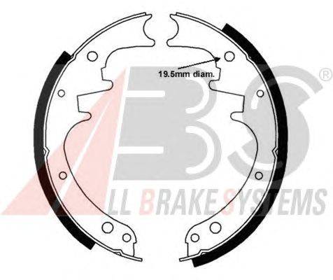 Комплект тормозных колодок A.B.S. 40169