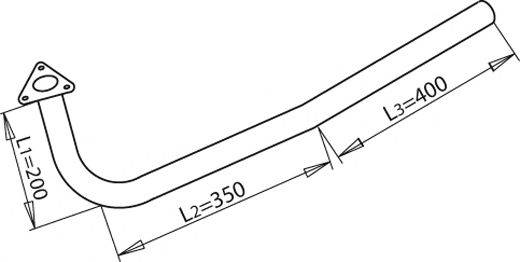 Труба выхлопного газа ZARA 9202