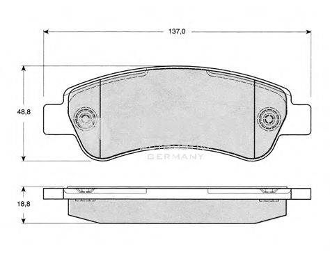 Комплект тормозных колодок, дисковый тормоз FLENNOR FB211369