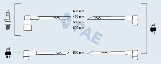 Комплект проводов зажигания FAE 83190