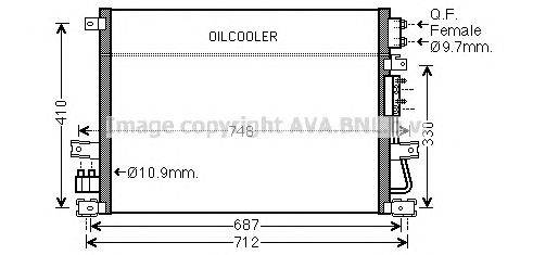 Конденсатор, кондиционер AVA QUALITY COOLING CR5124