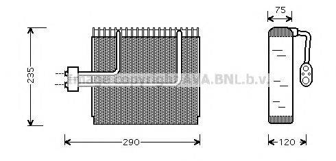 Испаритель, кондиционер AVA QUALITY COOLING HYV002