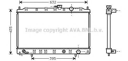 Радиатор, охлаждение двигателя AVA QUALITY COOLING MT2133