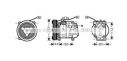 Компрессор, кондиционер AVA QUALITY COOLING MZK198