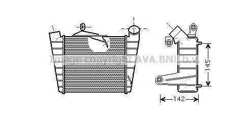 Интеркулер AVA QUALITY COOLING SA4020