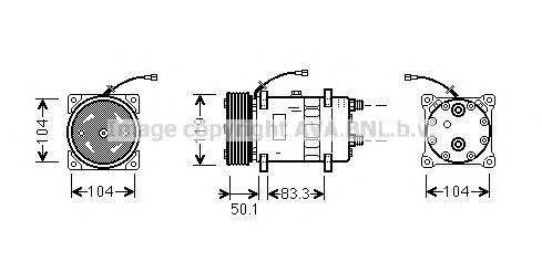 Компрессор, кондиционер AVA QUALITY COOLING UVAK044