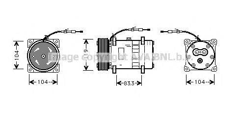Компрессор, кондиционер NRF 32287