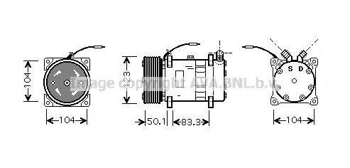 Компрессор, кондиционер AVA QUALITY COOLING UVK116