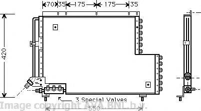 Конденсатор, кондиционер VISTEON 6146