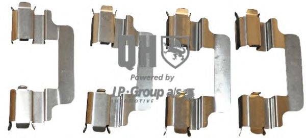 Комплектующие, колодки дискового тормоза JP GROUP BFK890