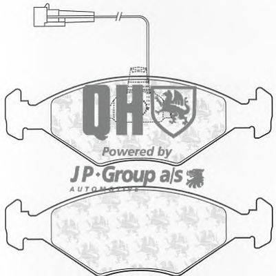 Комплект тормозных колодок, дисковый тормоз JP GROUP BP1014