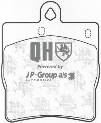 Комплект тормозных колодок, дисковый тормоз JP GROUP BP1084