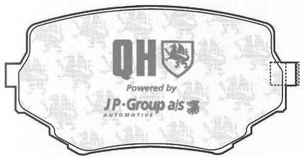 Комплект тормозных колодок, дисковый тормоз JP GROUP BP1178