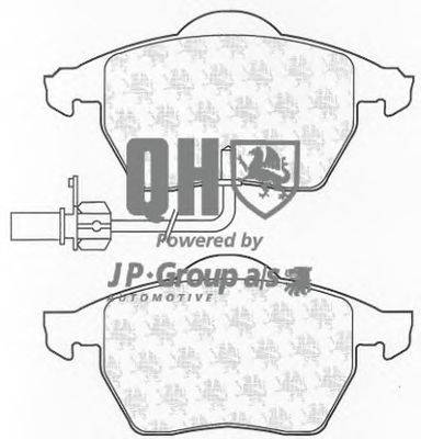 Комплект тормозных колодок, дисковый тормоз JP GROUP BP1309