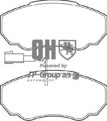 Комплект тормозных колодок, дисковый тормоз JP GROUP BP1341