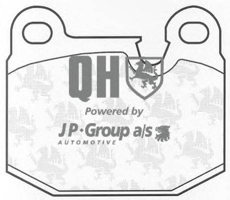 Комплект тормозных колодок, дисковый тормоз JP GROUP 1463600119