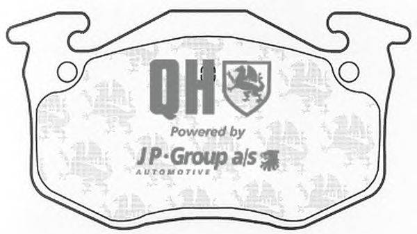 Комплект тормозных колодок, дисковый тормоз JP GROUP BP454