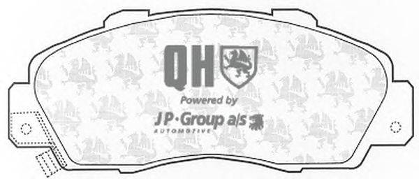 Комплект тормозных колодок, дисковый тормоз JP GROUP BP703