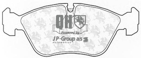 Комплект тормозных колодок, дисковый тормоз JP GROUP BP738