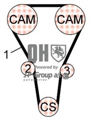 Комплект ремня ГРМ JP GROUP QBK690
