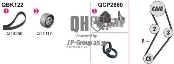 Водяной насос + комплект зубчатого ремня JP GROUP QBPK1220