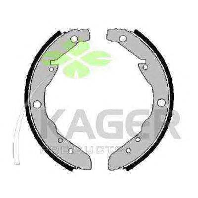 Комплект тормозных колодок KAGER 340155