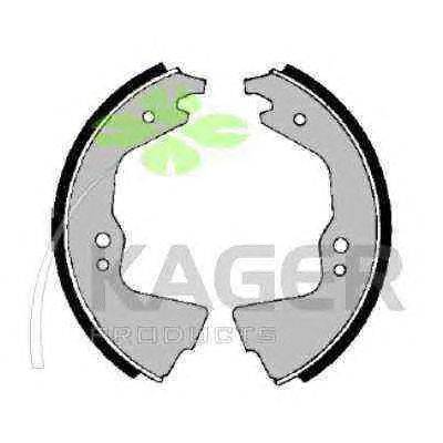 Комплект тормозных колодок KAGER 340186