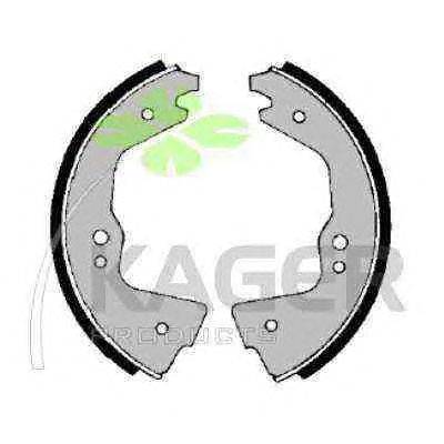 Комплект тормозных колодок KAGER 340223