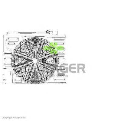 Вентилятор, конденсатор кондиционера KAGER 32-2021