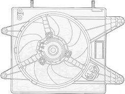 Вентилятор, охлаждение двигателя J. DEUS EV815400
