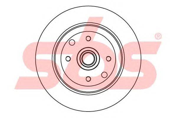 Тормозной диск sbs 1815203616