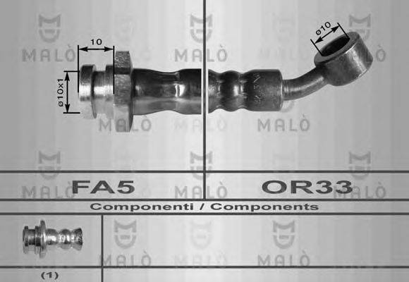Тормозной шланг MALÒ 80056