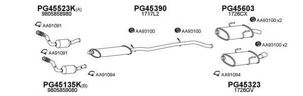 Система выпуска ОГ VENEPORTE 450128